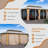 20 Ft. W x 12 Ft. D Solid Wood Patio Gazebo