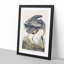 Great Blue Heron by John Audubon - Framed Print-55575438-55575441