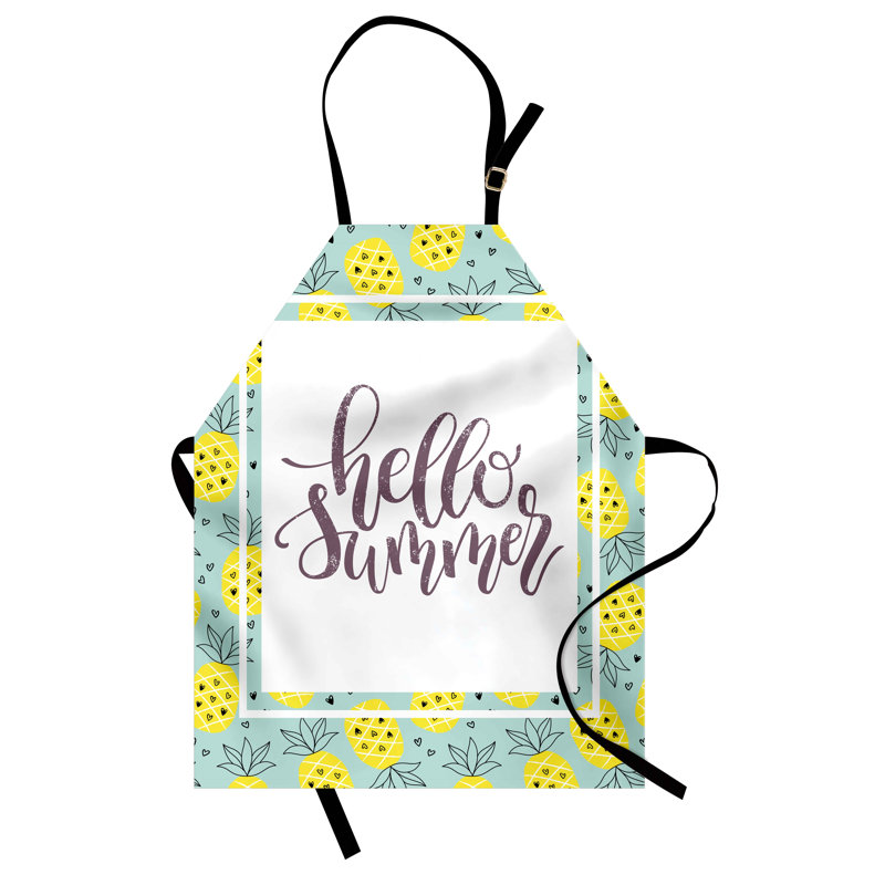 No Pattern Bib Apron
