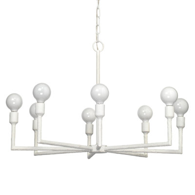 Wildman 8 - Light Wagon Wheel Chandelier