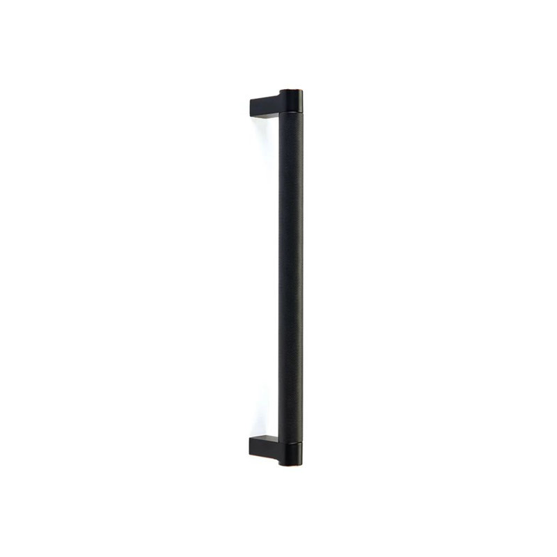 Emtek Select Appliance Pull Rectangular Stem & Knurled Bar, (GBTB), Oil Rubbed Bronze, 12"
