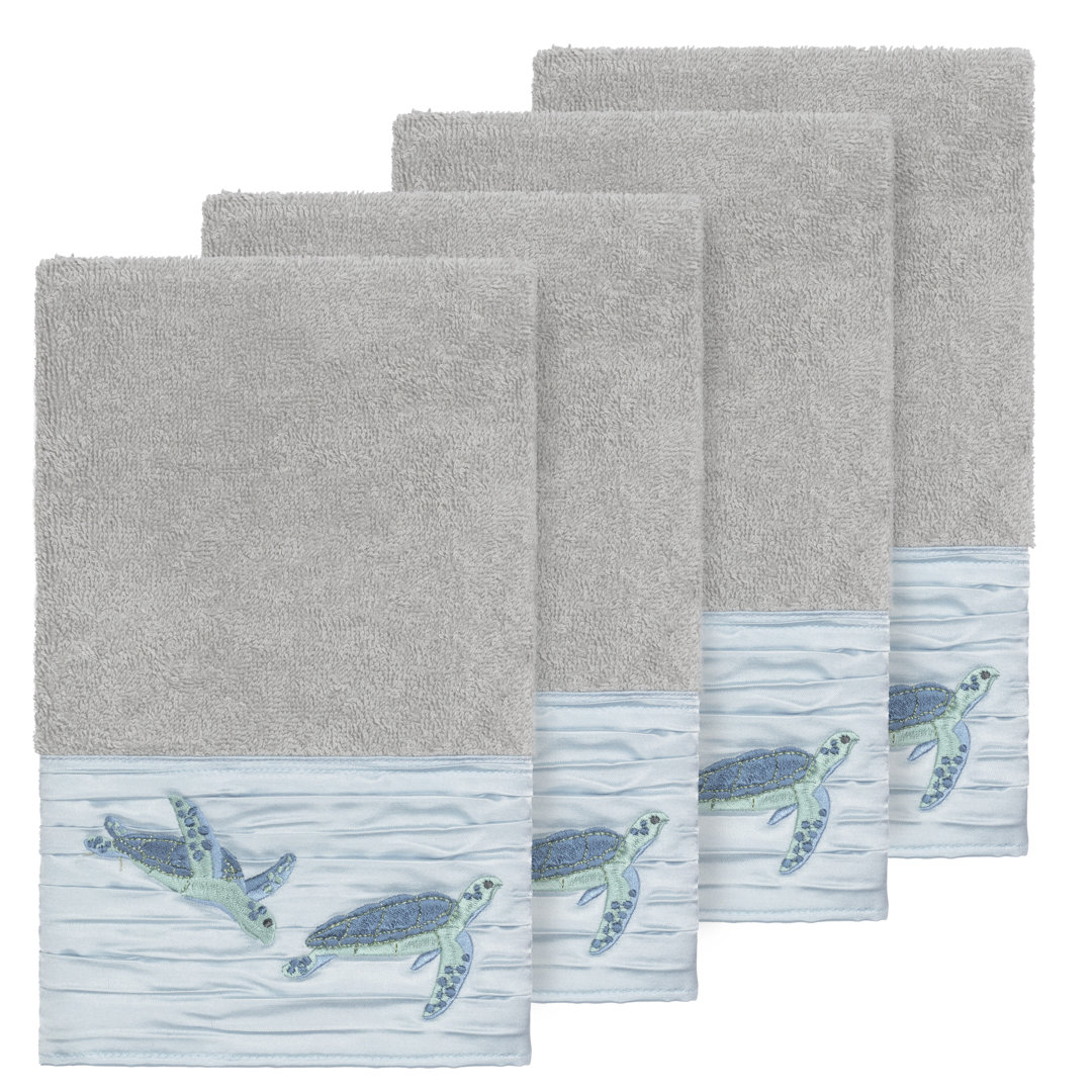 Mia Turkish Cotton Hand Towel (Set of 4) Linum Home Textiles 