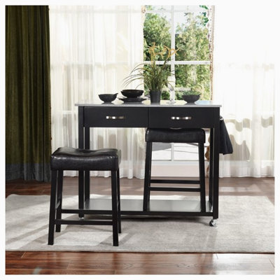 Phinehas 2 - Person Marble Top Four Leg Dining Set
