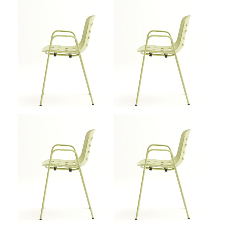 Fauteuil Holi, Gris olive