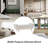 57" Storage Bench End of Bed Ottoman for King Size Bed-1759684734