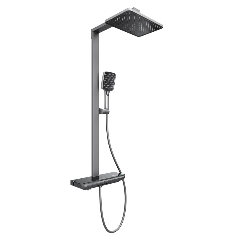 Timed Shower System with Piano Key Controls and Digital Display
