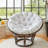 Indoor Textured Papasan Seat Cushion-1508431828-1508431819