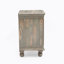 Table de chevet en bois gris antique