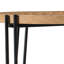 Table basse ronde en bois D32 "X 18" Farmhouse