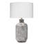 Lampe de table grise 24,5 po Jesse