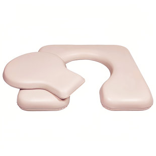 PU Commode Seat Cushion with Sponge Padded,C Shape Waterproof Soft Pad,Suitable for Bedside Commode Chairs,Raised Toilet Seats