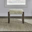 Ensemble de console Arnaline avec 2 tabourets rembourrés