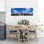 Metal Arch In Front Of Buildings Gateway Arch St. Louis Missouri USA by Miles Ertman - Wrapped Canvas Panoramic Print-1444558742