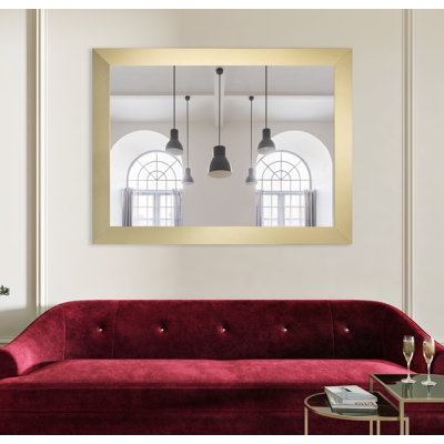 Jillian Engineered Wood Flat Wall Mirror