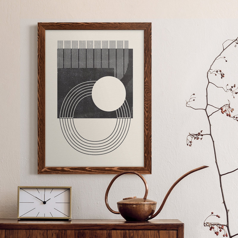 Toile encadrée Premium Inconnu Space III - Prêt à être accroché, Cadre en érable, H 28 po x l 38 po x P 1 po