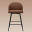 360°Swivel Barstool Counter Height Barstools with Back-1630115552-1850157871
