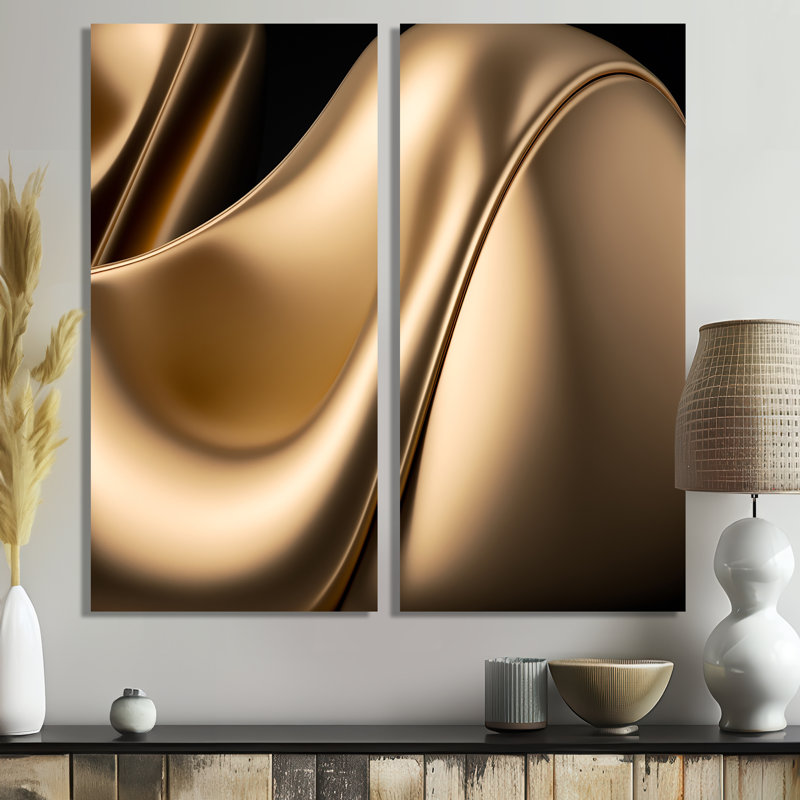 Cinda - Abstract Liquid Ink Wall Art, 32" H x 32" W, Wrapped Canvas, Does Not Apply