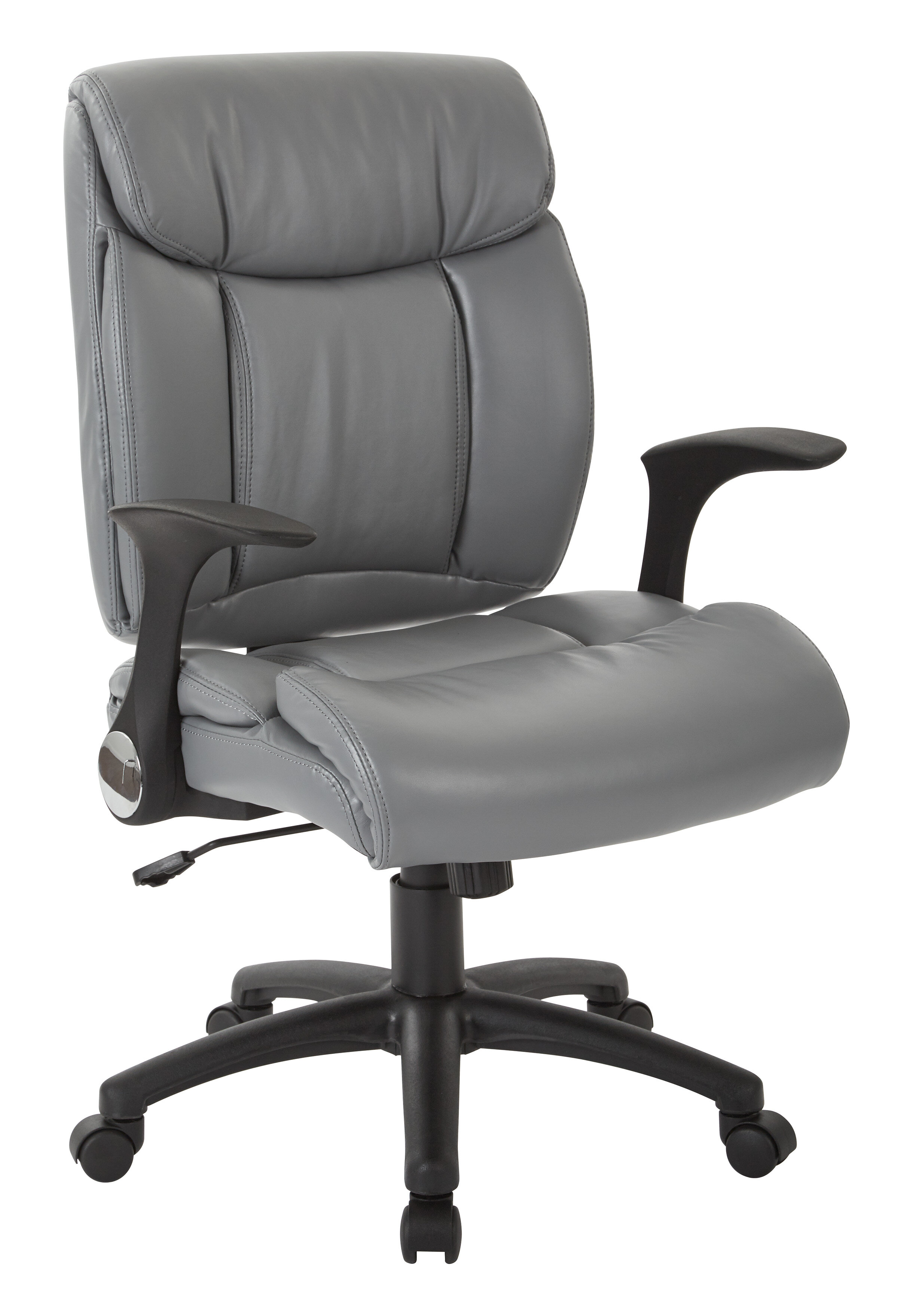 Williston Forge Albaugh Suede Executive Chair & Reviews