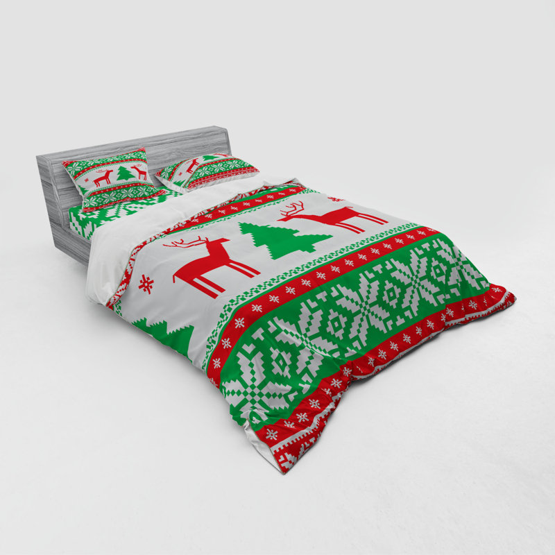 Rustic Polyester Duvet Cover, Queen Duvet Cover + 3 Additional Pieces