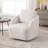 Upholstered Swivel Barrel Chair-90804076