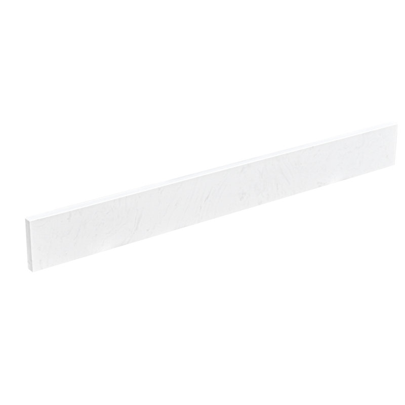 Dosseret de meuble-lavabo en pierre reconstituée de 91 cm (36 po) couleur blanc Ariston