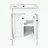 Pollark 24'' Single Bathroom Vanity with Top-473477368-535829162