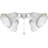 5.125'' H Glass Bell Ceiling Fan Fitter Shade