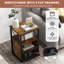 Hintz 40 cm W Bedside Table