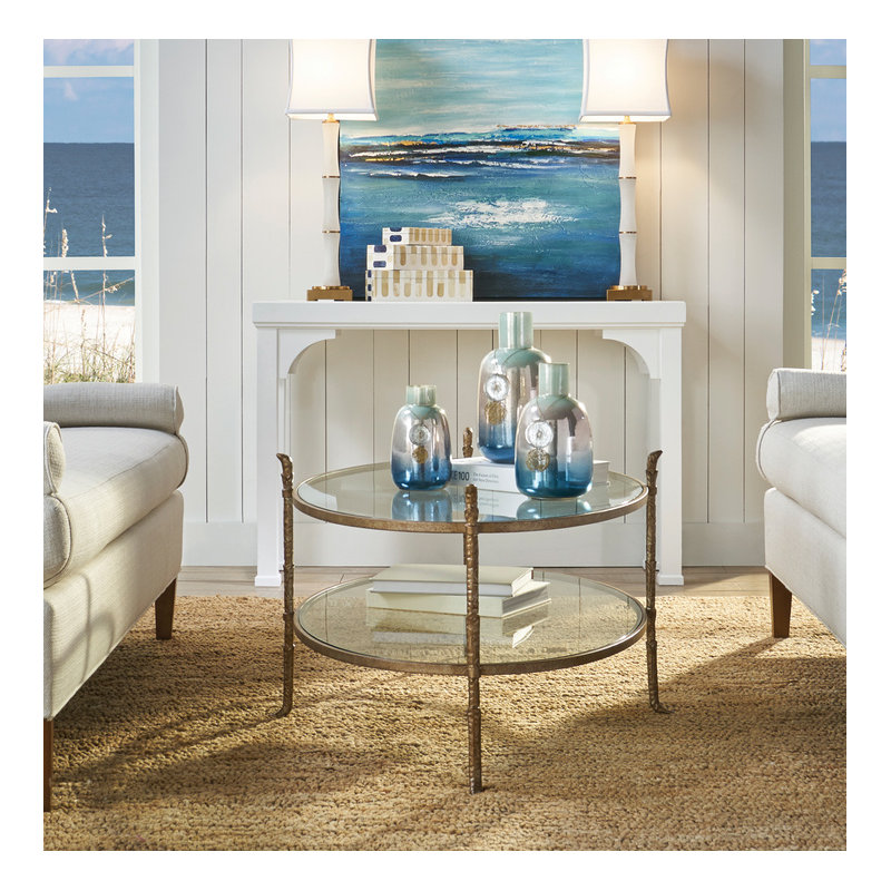 Carley Glass Top Coffee Table