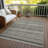 Luthyra Brown Washable Indoor-Outdoor Rug - LOOMLAN-1061045908