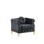 Canapé Chesterfield en velours avec coussins ronds-1052513659