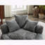 Canapé à billes avec housse en chenille ultra doux-438550945