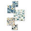 Gennevilliers - ensemble d'art mural floral de 5