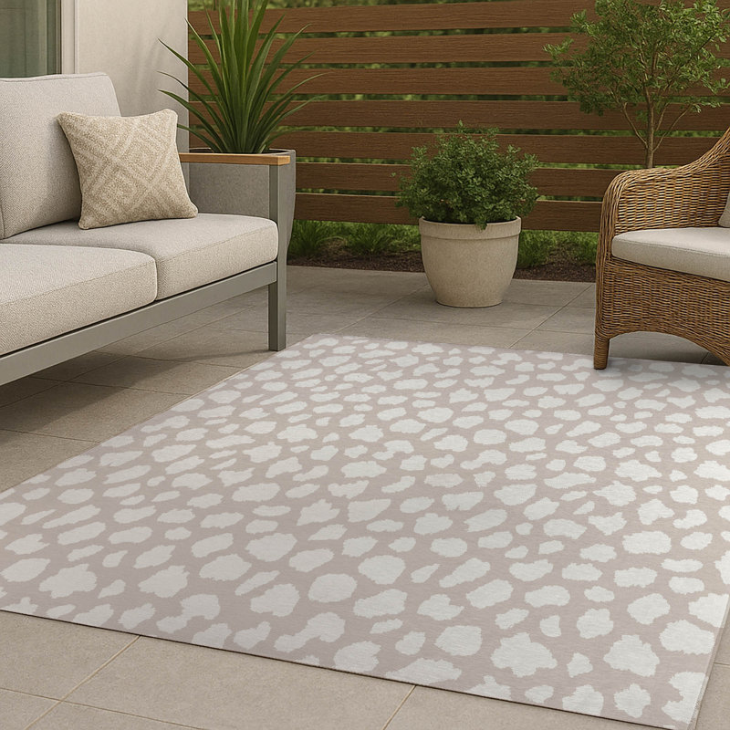 Tapis d'extérieur antidérapant Animal Spot, Rectangulaire 3 pi x 5 pi