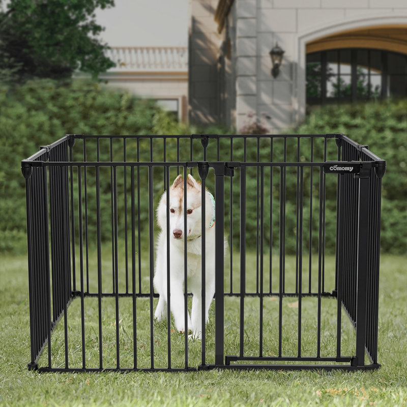 Wall Mounted Pet Gate, Black