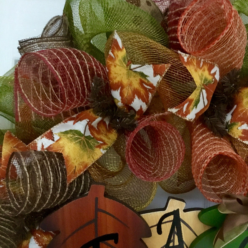 Fall Welcome Wreath