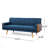 Bel-Air 72.2" Mid Century Modern Tufted 3 Seater Sofa with Bolster Pillows-1086407042