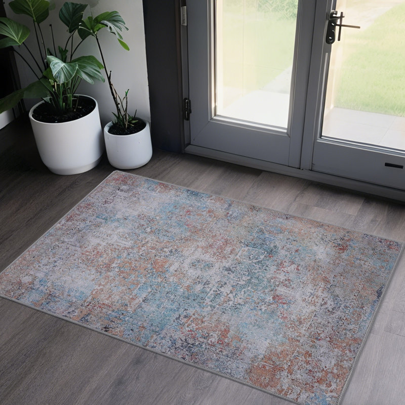 2'X3' Yellow Washable Doormat Rug​, Rectangle 2' x 3'