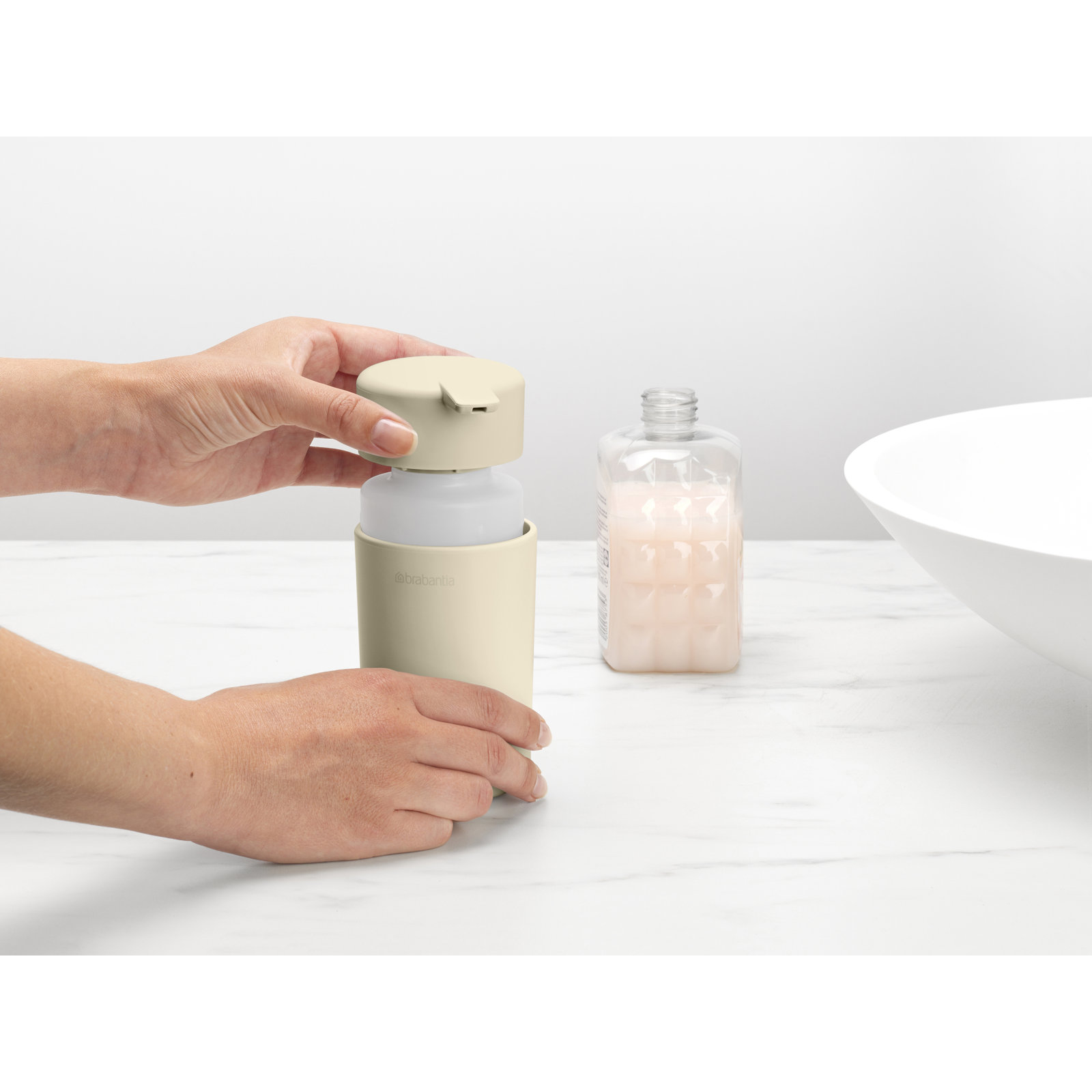 Brabantia ReNew Soap Dispenser, Soft Beige