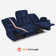 Xannon Power Reclining Sofa with Heat and Massage, 3-Seat Dual Recliner Sofa