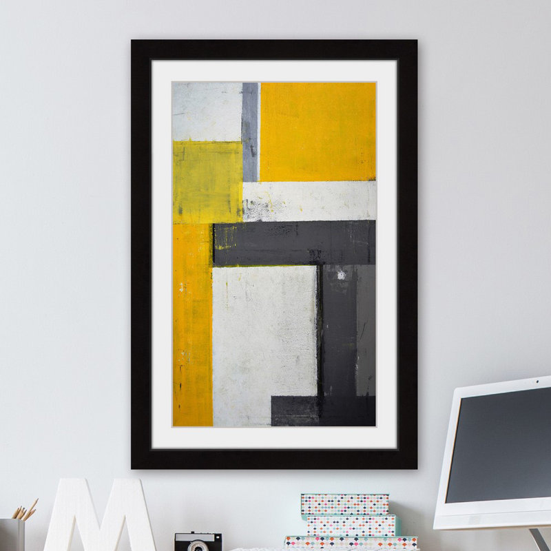 « quoi aller », reproduction sur toile, Toile tendue, Pas de tapis, H 45 po x l 30 po x P 1,5 po
