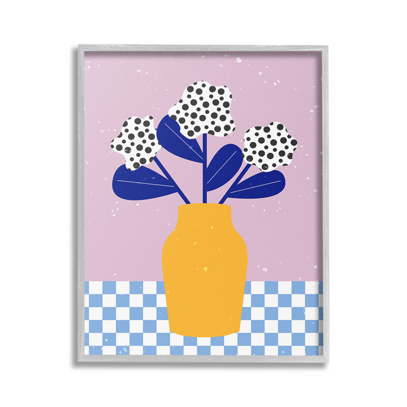 Moderne, pois, plantes, giclée, art par Melissa Wang, Estampe numérique encadrée blanc bord de mer, H 30 po x l 24 po