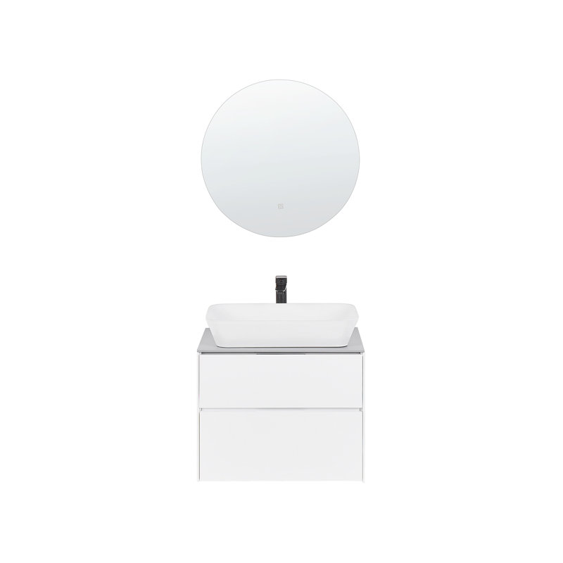 Erubey 600 mm Single Vanity, White