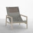 Coast Teak Easy Chair - Oyster Teak/Heather Gray-36750477