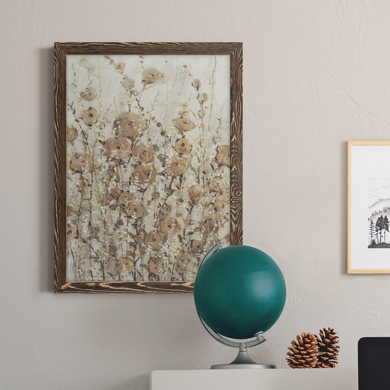Toile encadrée de qualité supérieure Garden Edge II - prête à être accrochée, Noyer, H 20 po x l 17 po x P 1 po