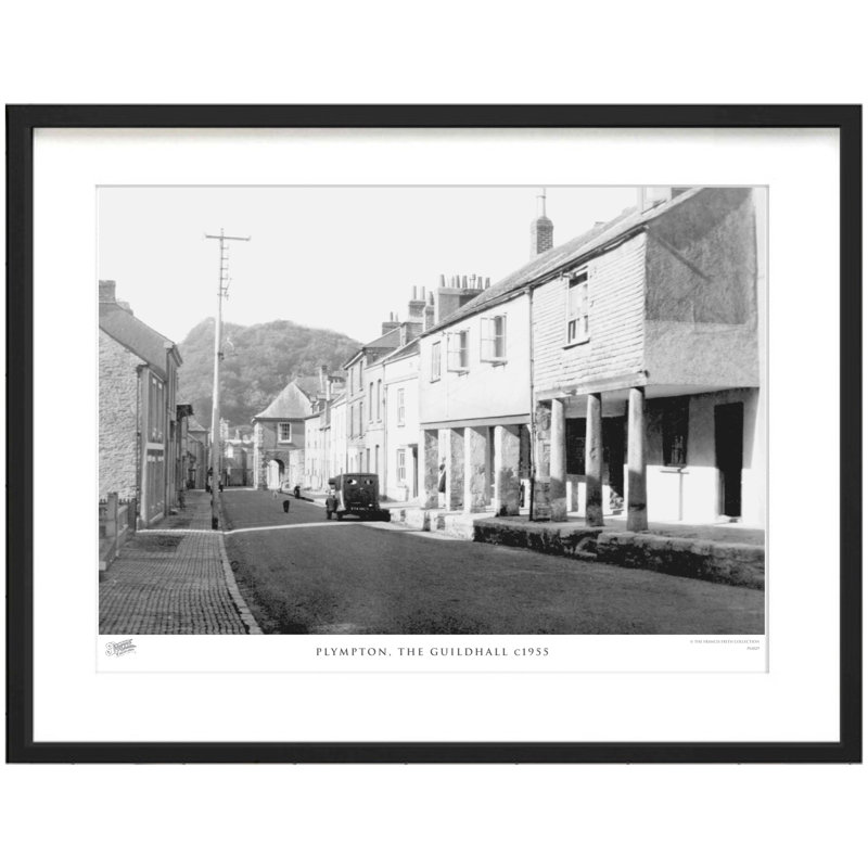 Plympton, The Guildhall C1955 by Francis Frith - Single Picture Frame Print, 45cm H x 60cm W x 2.3cm D