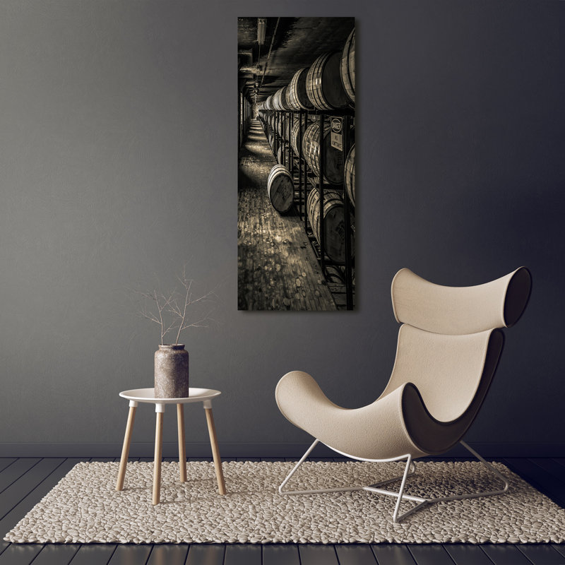 Bourbon Barrels - Wrapped Canvas Print