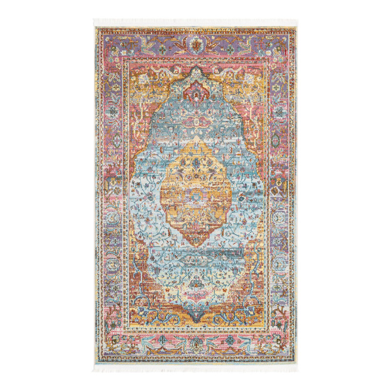 Folmar Abstract Indoor Rug, Rectangle 3'3" x 5'3"