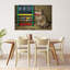 «Smart Cat Classroom Contemporary Cat Fish», reproduction d'art murale-129716086