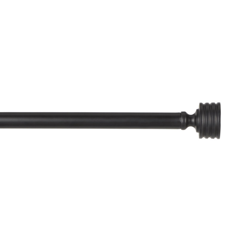 Amalgamated Textiles Lucero 1" Window Curtain Rod and Finial Set